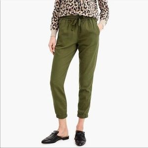 Jcrew Point Sur Green Joggers